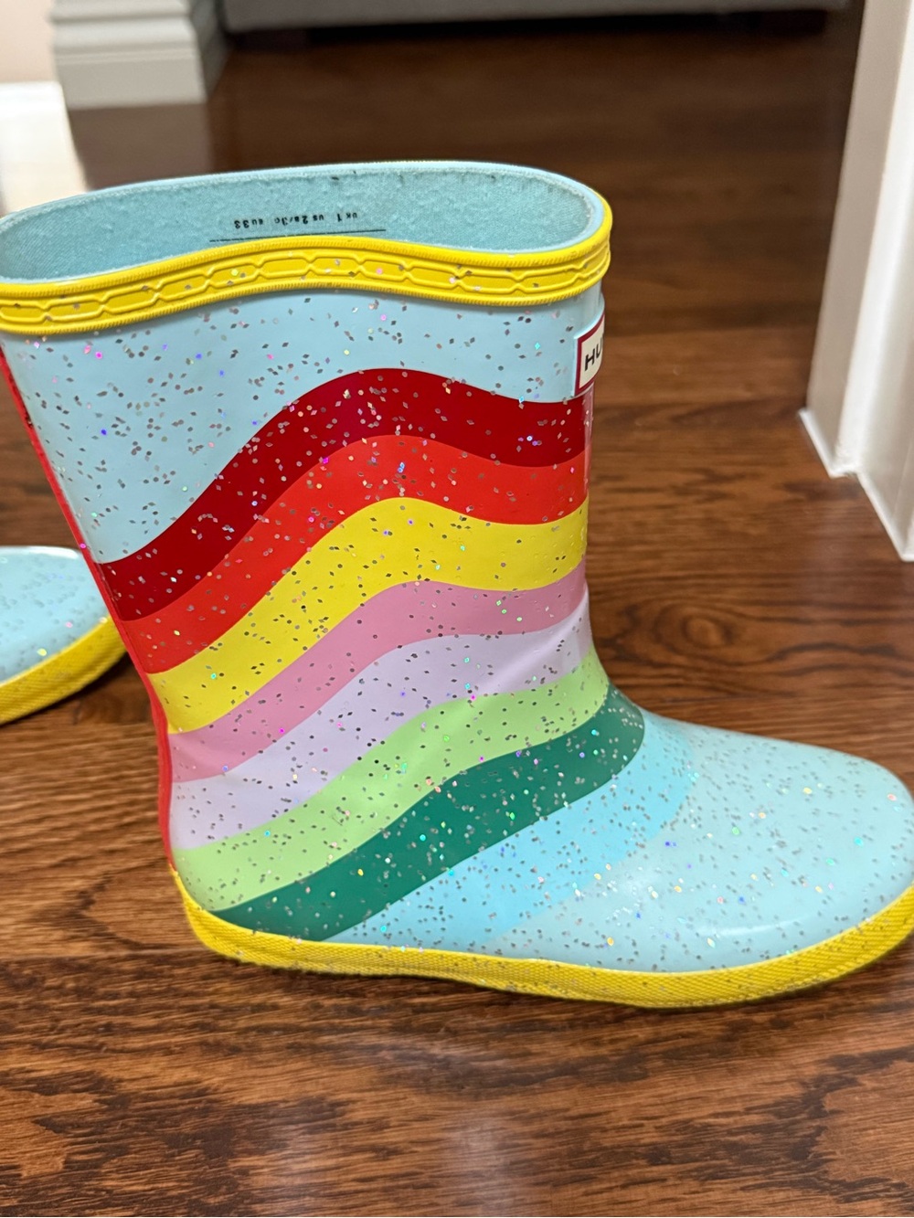 Hunter girls rain boots size 2